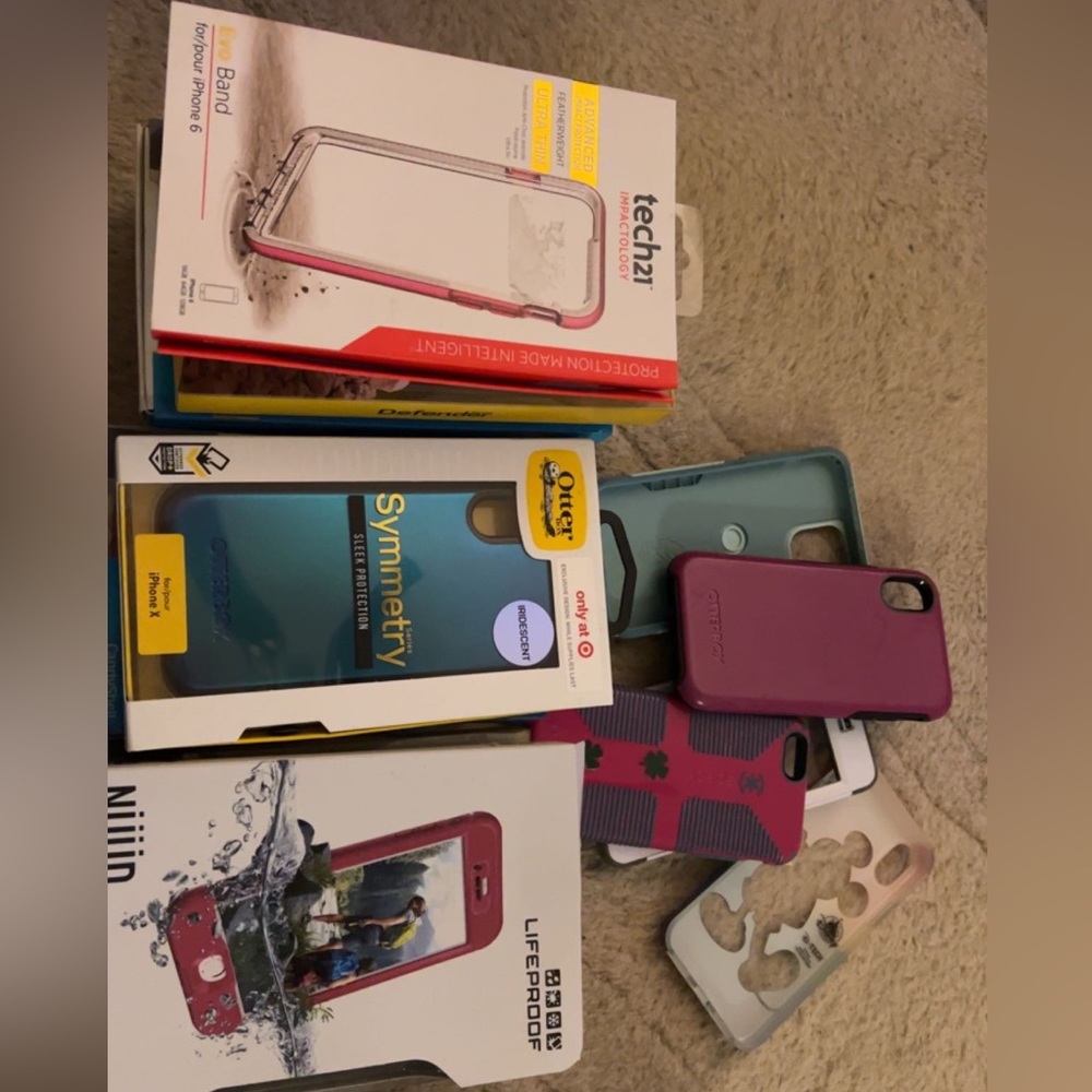 iPhone 6, 7plus, X cases.